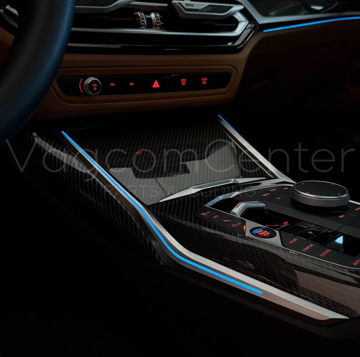 BMW 3 - 4 Serisi<br> Ambiyanslı Orta Konsol Trimi