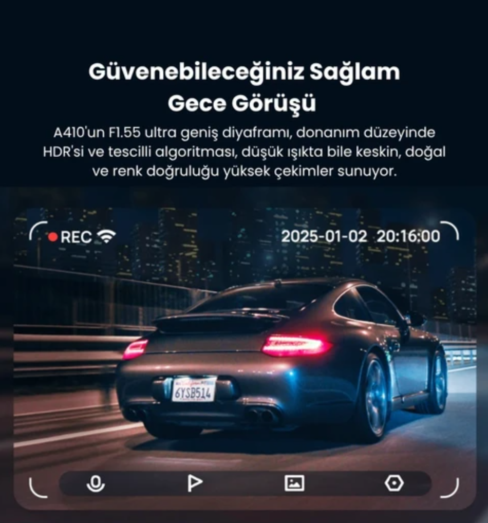 araç içi kamera 70mai4