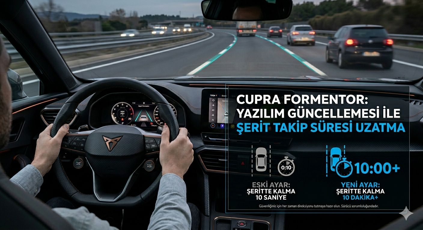 Şerit Takip Lane Assist<br> Süre Uzatma<br> | Cupra Formentor