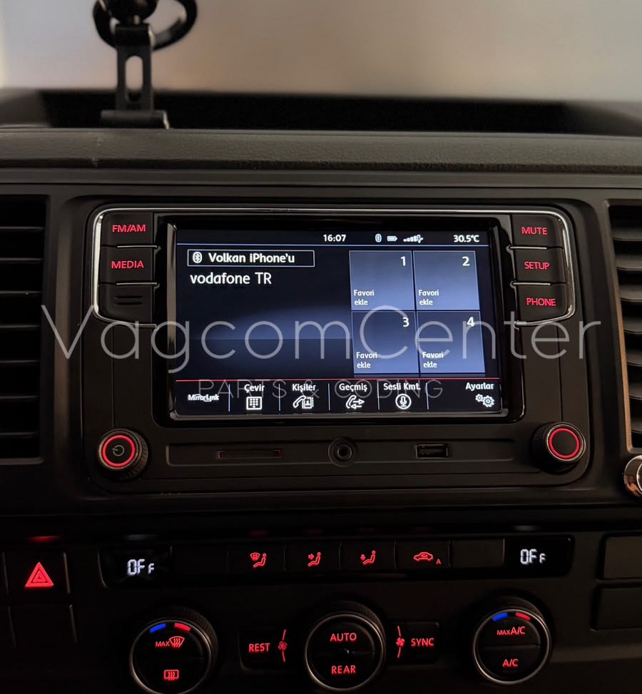 RCD 330 Bluetooth <br> SD - USB 6.5 inç <br> | VW Volkswagen Transporter